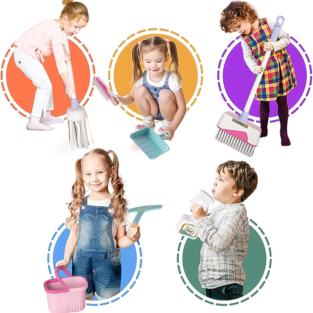 Kids Cleaning Toy Set for Girls 2 3 4 5 Year Old, Pretend Play for Girls Gifts, Toys for Toddlers 3-5 Year Old Girls Boys