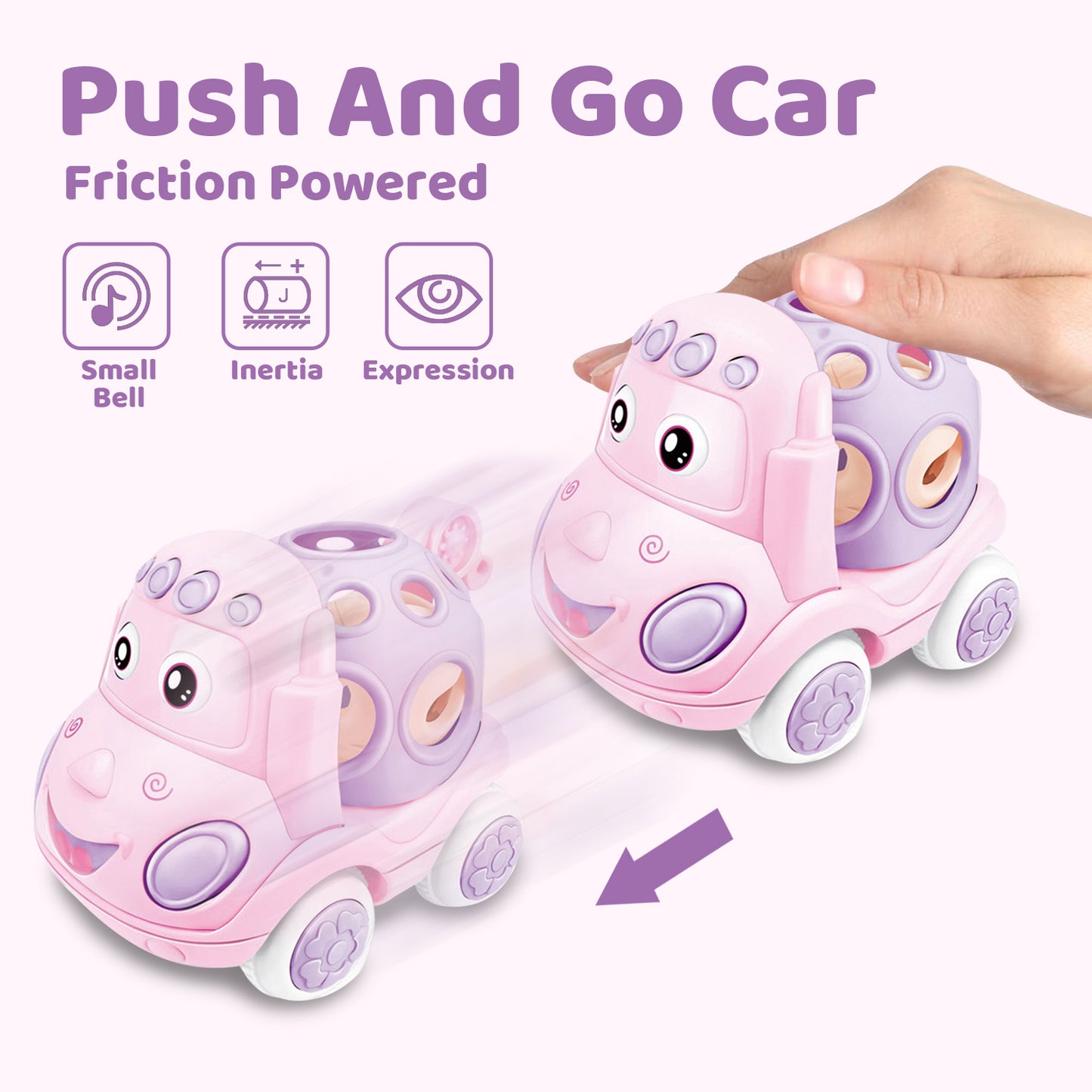 4Pcs Baby Rattle Toys for 6-12 Months, Sensory Rattle Toys for Newborn Infants 3-6-12 Months, Easter Toy Gifts for Baby Boy Girl 1 Year Old