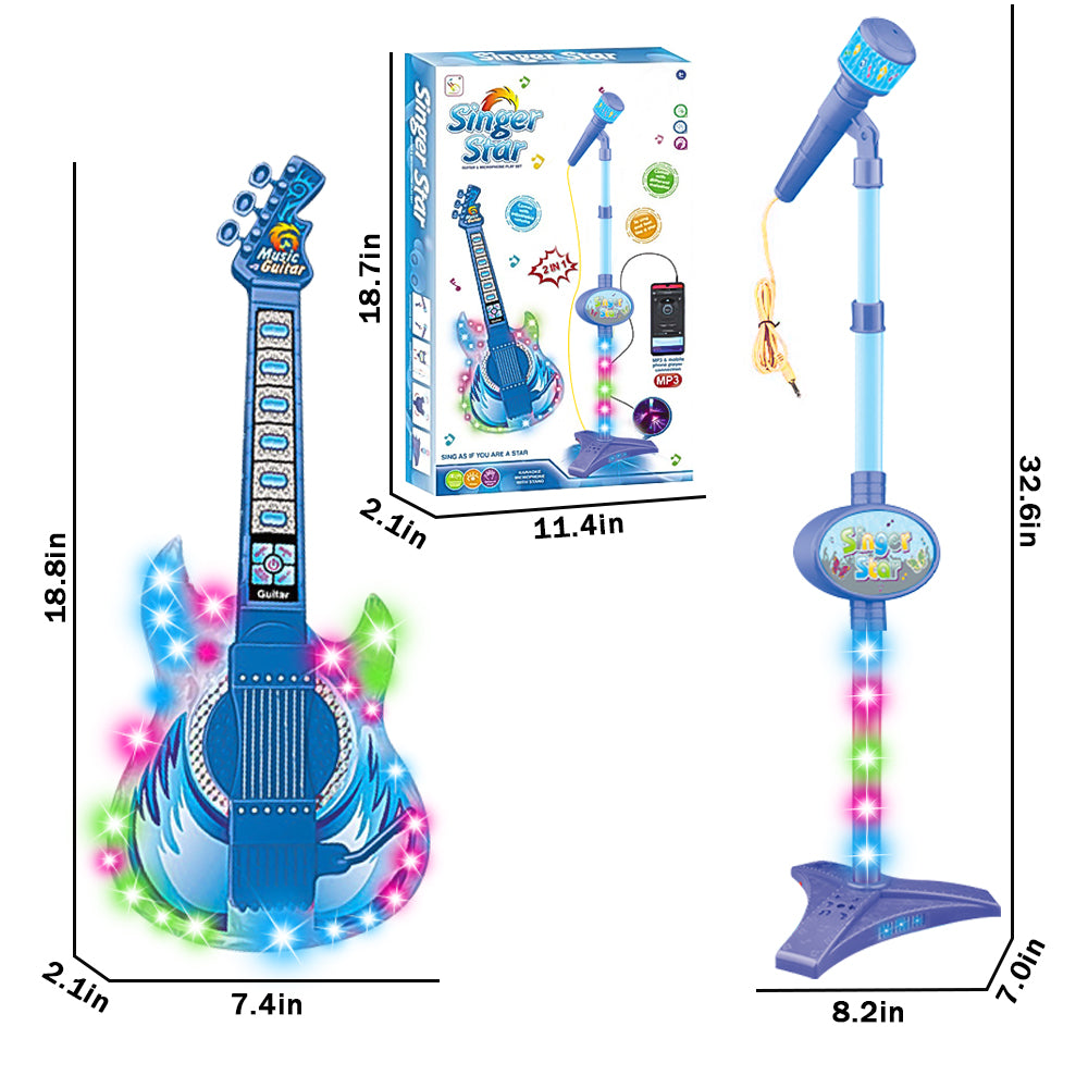 Musical Instrument Toy for Toddlers, Guitar Toys for Kids 3 4 5 6 7 Year Old, Toys for Boys 3-6 Years
