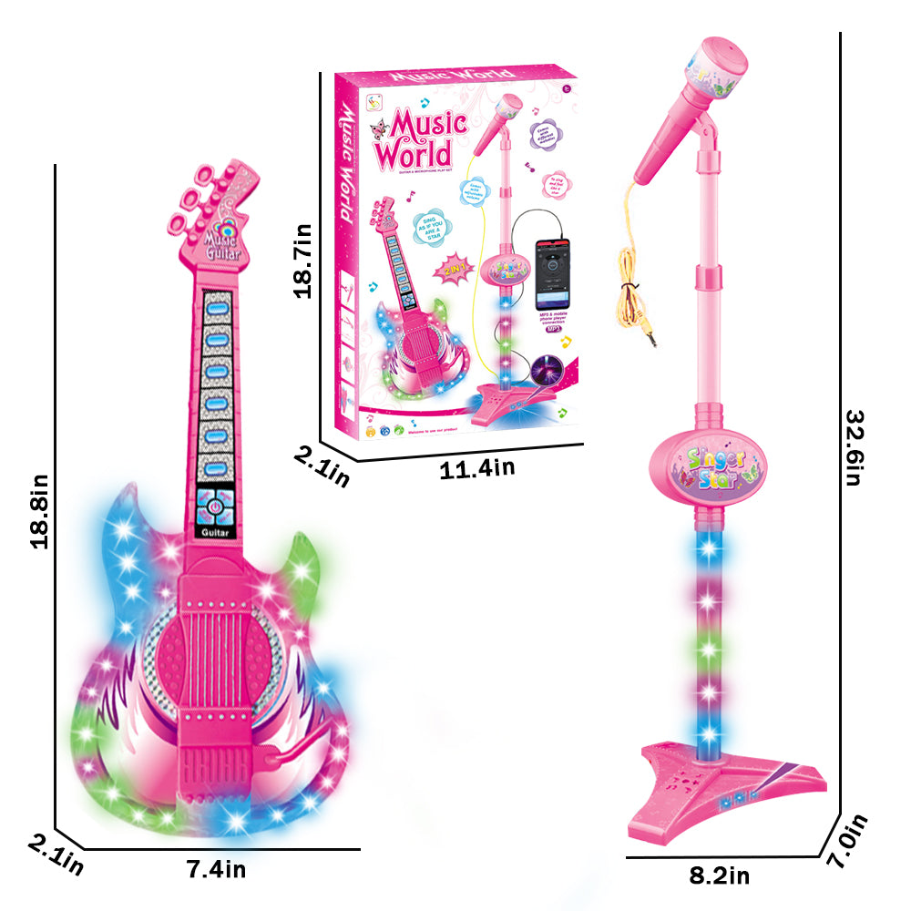 Musical Instrument Toy for Toddlers, Guitar Toys for Kids 3 4 5 6 7 Years, Toys for Girls 3-6 Years