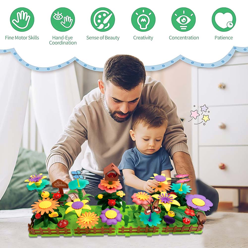 Toys for Toddler Girl Age 2 3 4 5, Building Blocks Stacking Toys for 2 3 4 Year Old Girls, 118PCS