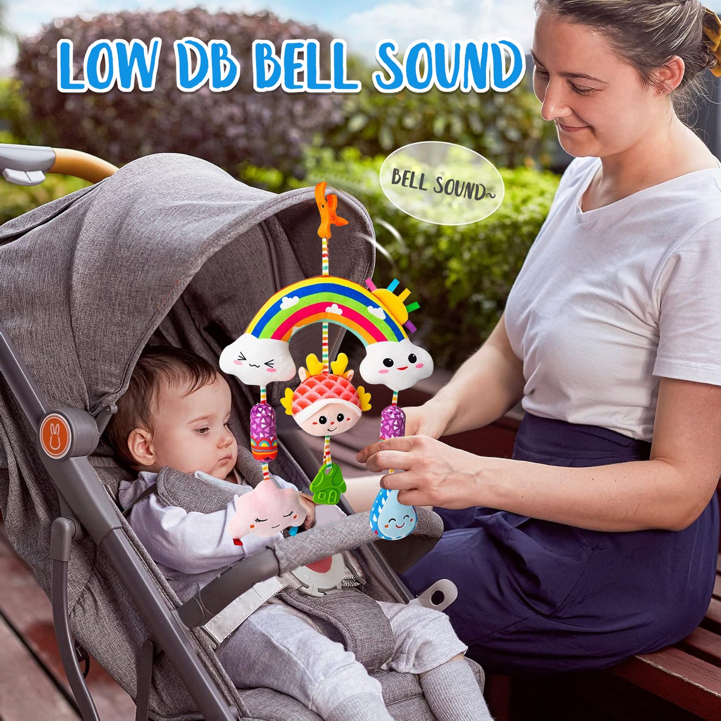 Baby Toys for Boys Girls 0 3 6 12 Months, Infant Toys with Crinkle, Rattle and Textures, Soft Sensory Toys for Newborn