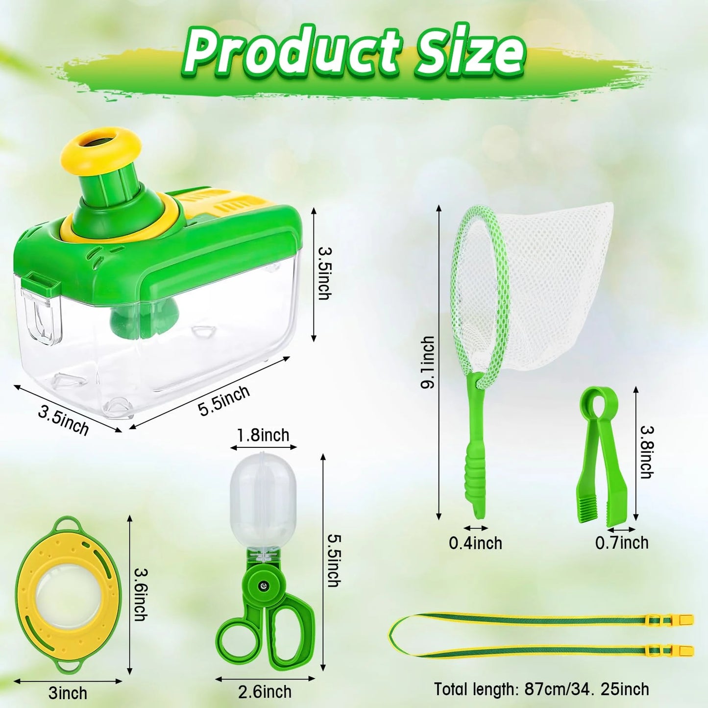 Bug Catcher Kit - Outdoor Toys for Kids Ages 4-6 8-12, Insect Catching Set - Birthday Gift Science Experiments