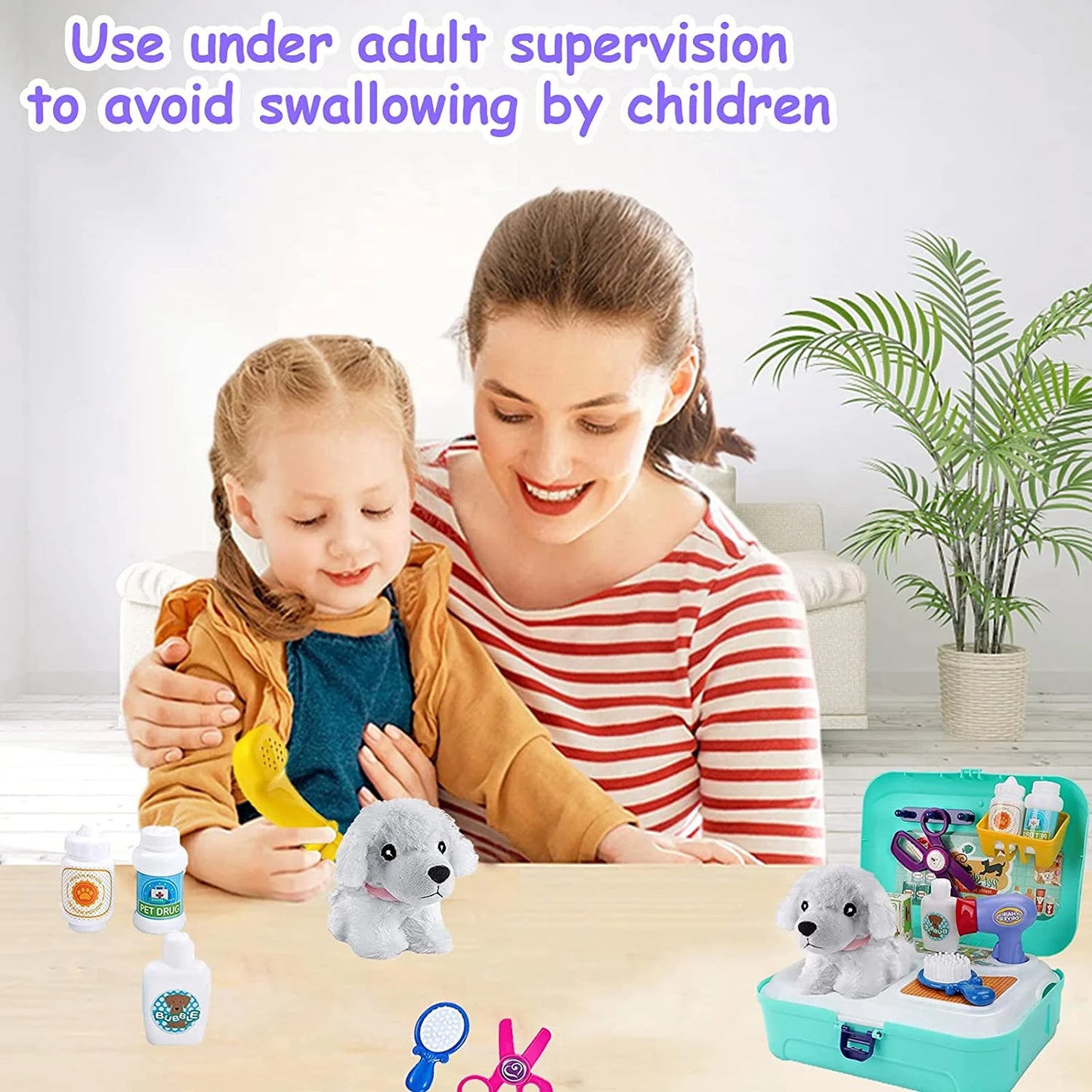 Pretend Play Toys for 2 3 4 Year Old Boys Girls, Toy for Toddler Girl Age 2 3 4 5 6 7, Birthday Gifts Toys for Little Girls 3-5 Year Old Toddlers