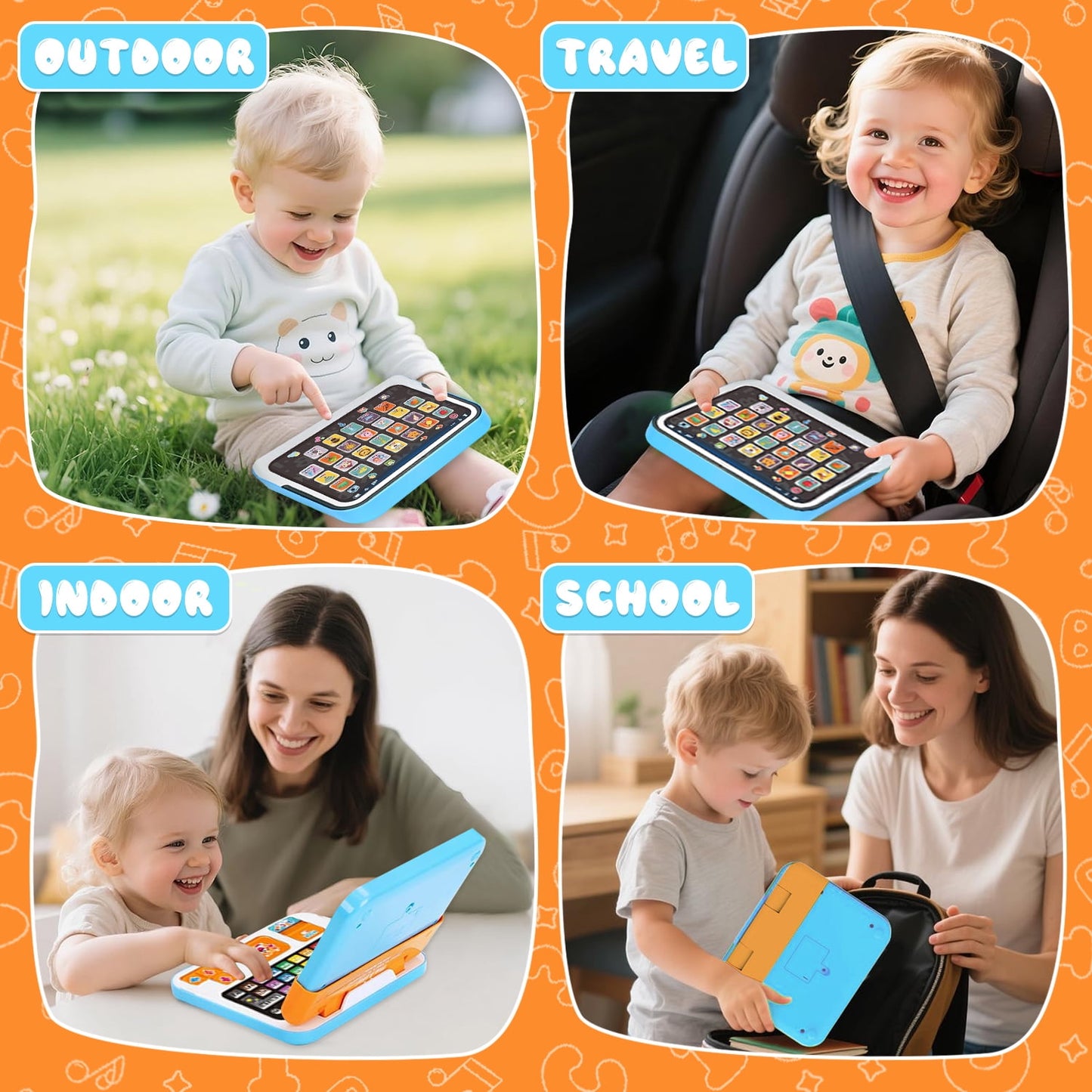 Laptop Learning Toy for Kids 1 2 3 Year Old Girls Boys, Toddler Toys 1-3 for Boys Girls, Interactive Educational Toys for Toddlers 1-3, Birthday Gifts Toys for Boys Girls 1 2 3 4 5 Year Old