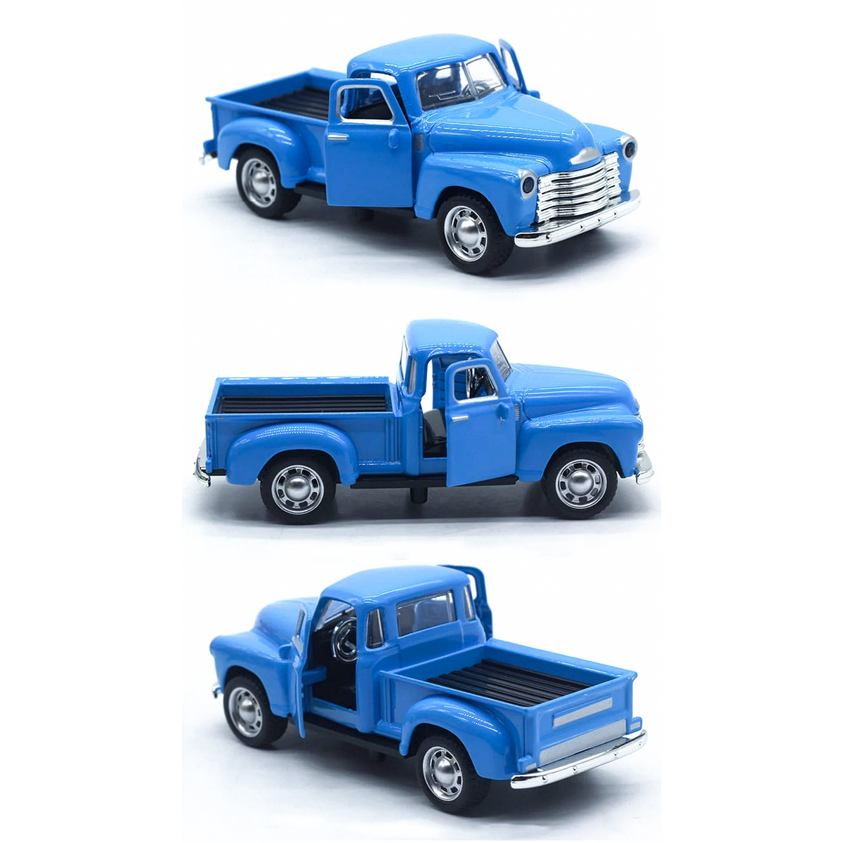 2Pack Blue Little Truck Toys for Toddlers 2-4, Little Red Truck Toy for Boy 3-6, Kids Car Toy for Birthday/Easter/Christmas Gifts（Blue+Red）
