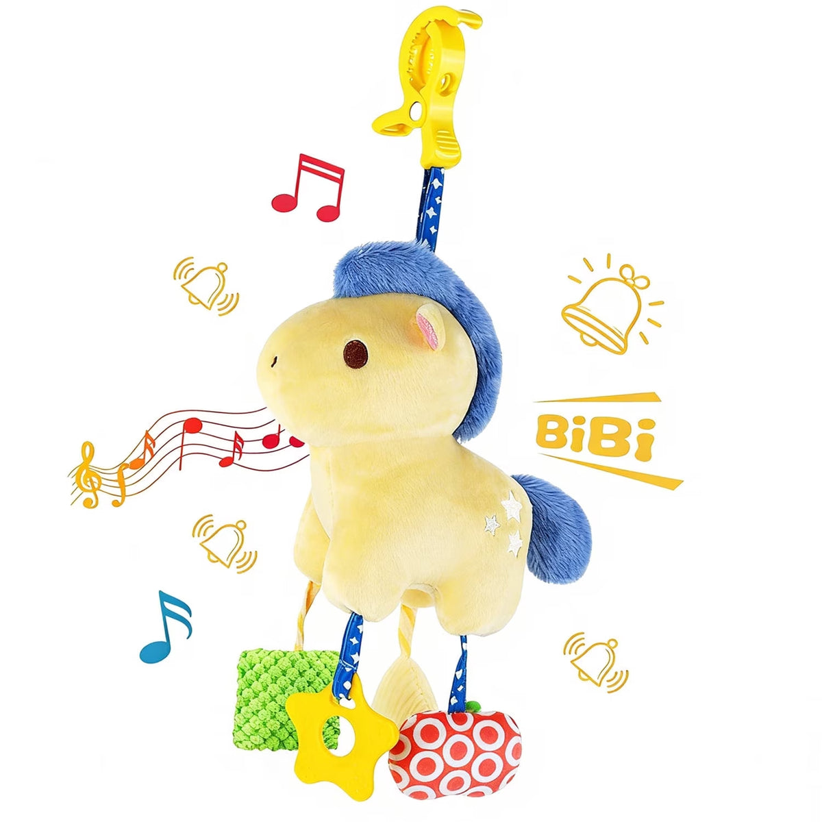 Baby Toys 0-6 Months, Car Seat Toys, Hanging Baby Stroller Toy, Newborn Infant Toys Gift for 0-3-6-12-24 Months
