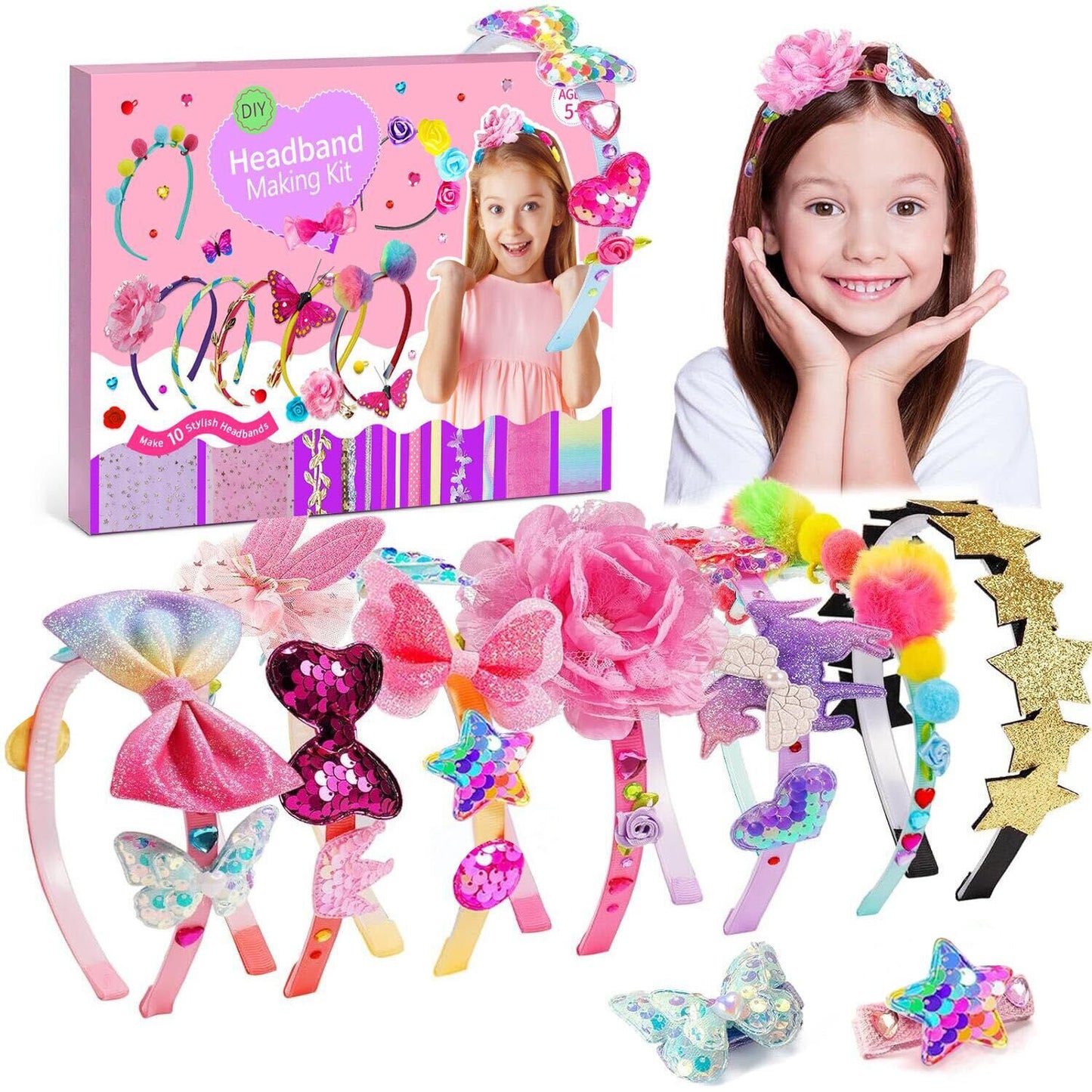Arts and Crafts for Girls 4 5 6 7 8 Year Old, Birthday Gifts for Girls 4-8, Girls Toys Age 3-6 Year Old