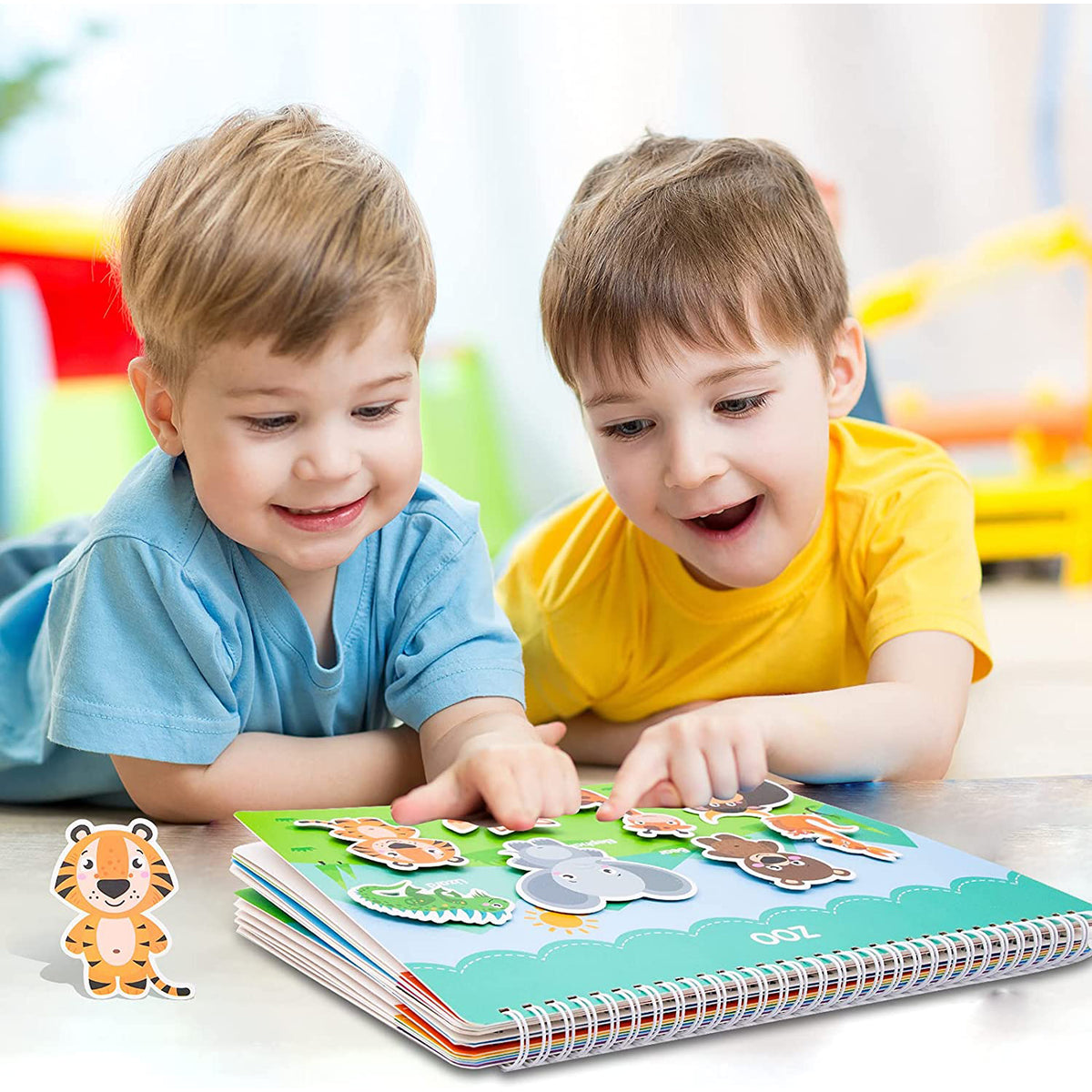 Montessori Learning Toys for Toddler, Educational Busy Book, Preschool Learning Toys Activity Book, Toys for 1 2 3 4 Years Old Boys And Girls