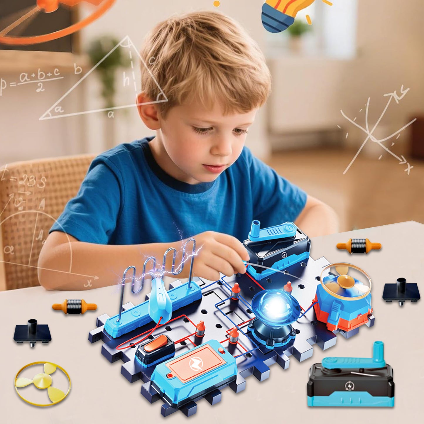 Circuits for Kids 4-8 8-12 - Science Kits for Kids Age 5-7 8-10, Electronics Exploration Educational Gifts for Kid Boy Ages 3 4 5 6 7 8 9 10 11 12