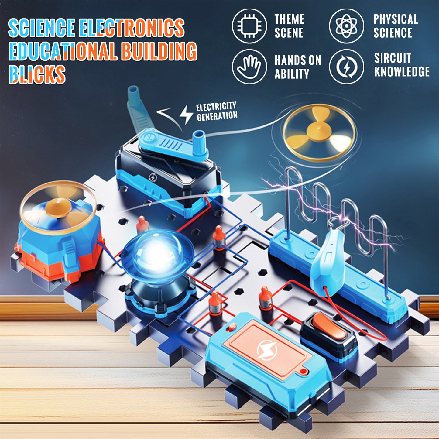 Circuits for Kids 4-8 8-12 - Science Kits for Kids Age 5-7 8-10, Electronics Exploration Educational Gifts for Kid Boy Ages 3 4 5 6 7 8 9 10 11 12