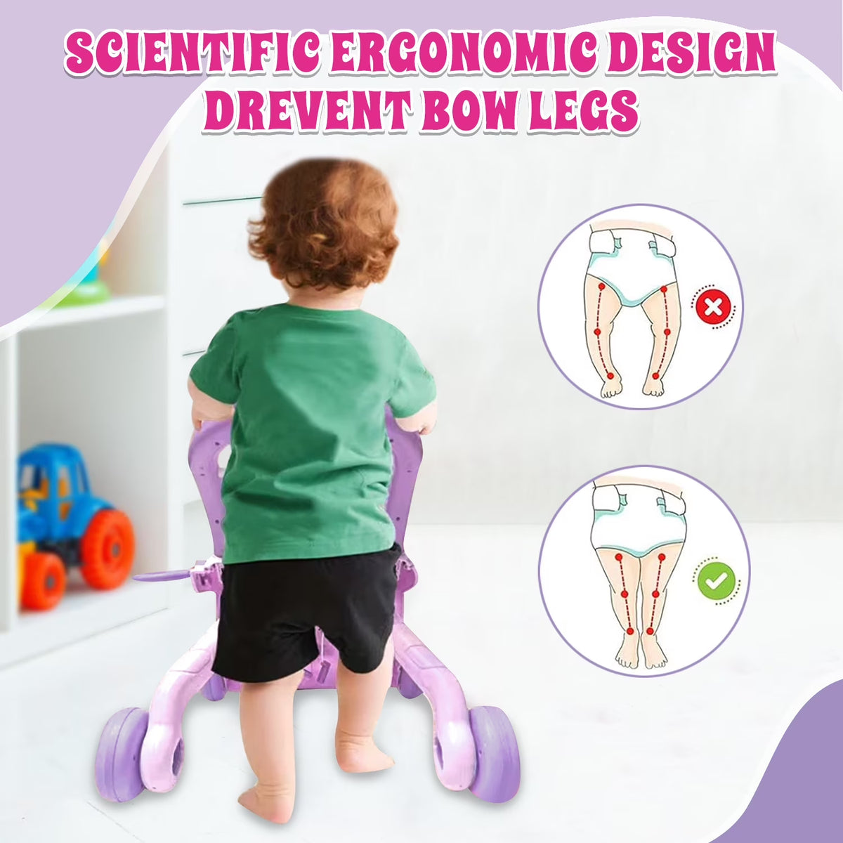 Baby Walker Toys for 1 Year Old, Sit to Stand Early Learning Walker with Activity Center, Baby Push Walker
