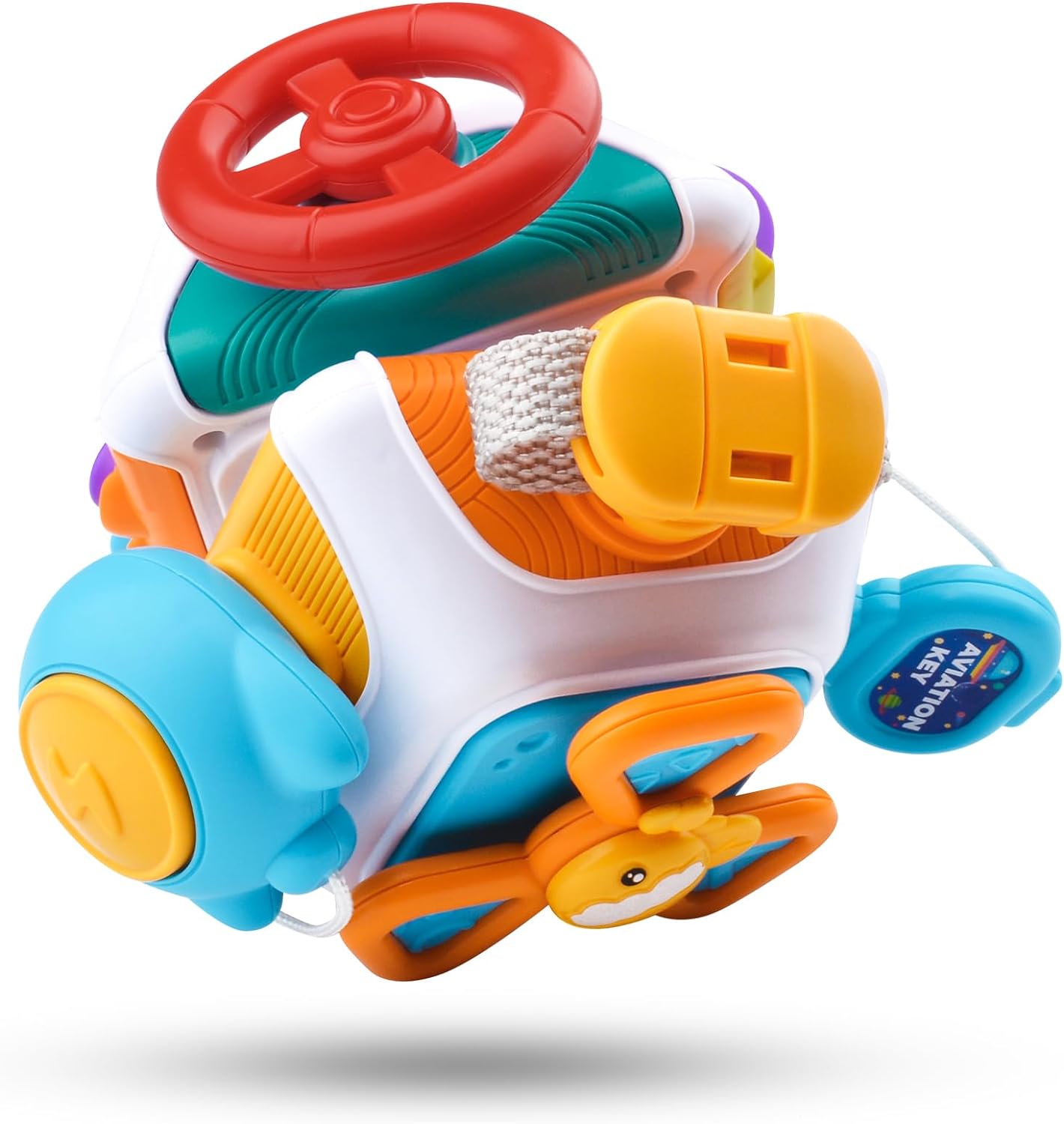 Style-Carry Montessori Sensory Toys, Busy Cube, Toy for Toddlers 1-3, Learning Educational Toys for 1 2 3 Year Old Boys Girls