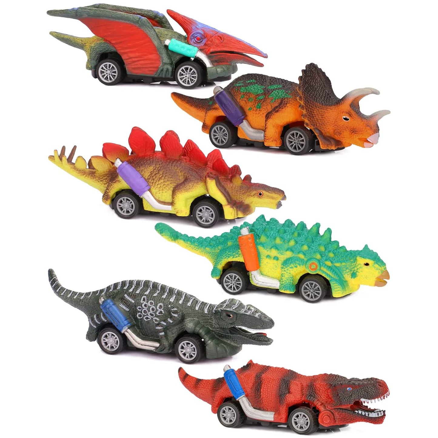 Dinosaur Toys for 3-6 Years Old Boys, Pull Back Cars, Boys Toys Ages 3 4 5 6 7 Years