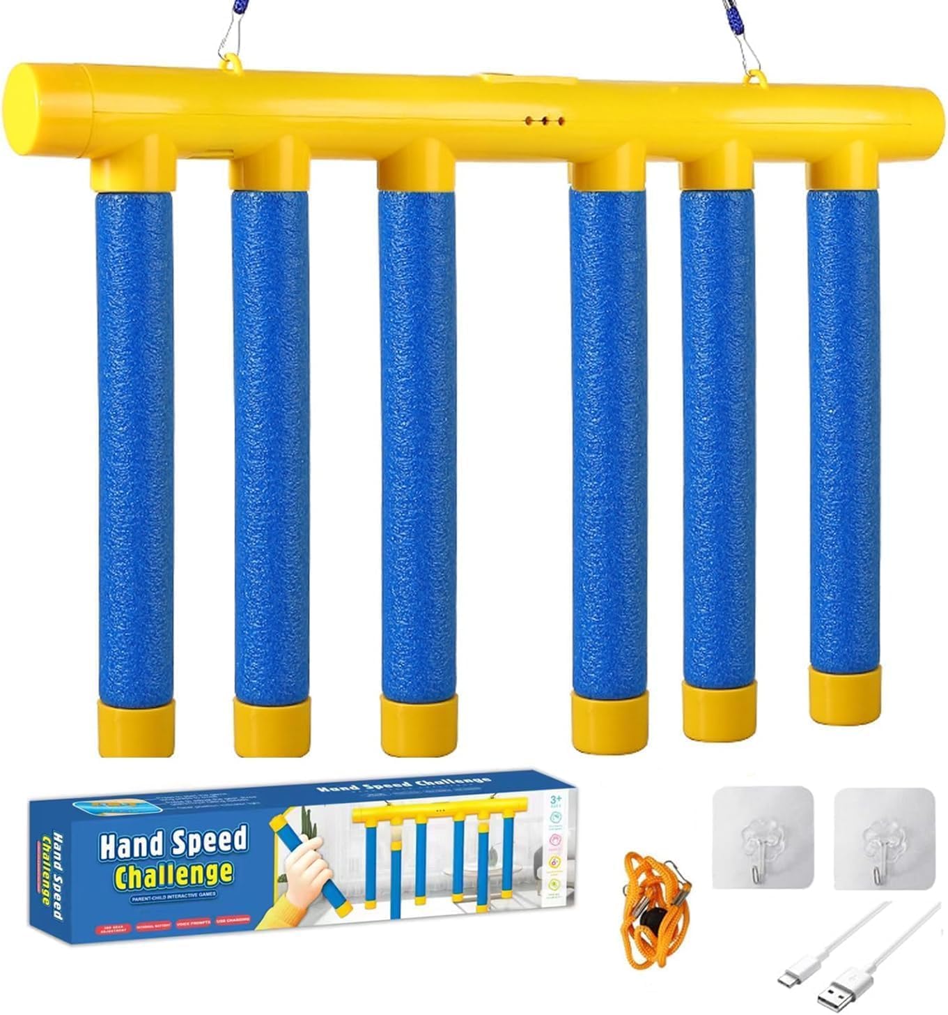 Drop The Stick Game, Catch All Drop Sticks Game, Hand Challenge Game, Hand-Eye Coordination Reaction Training Toy, Toys for Kids 3-8 Years