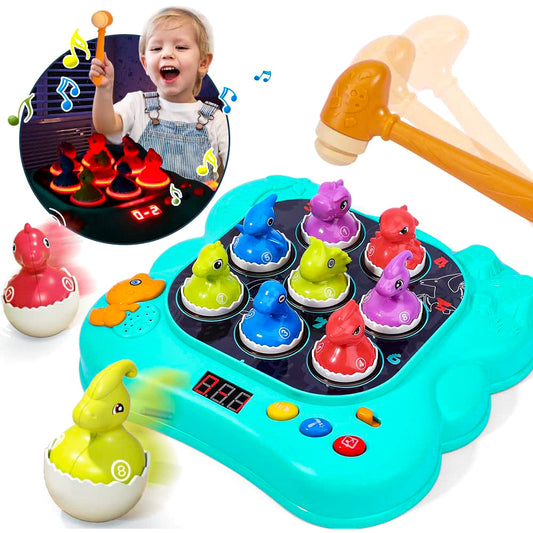 Whack A Dinosaur Game, Toys for Toddlers,  Learning Educational Toys for 1 2 3 4 5 6 Years Old Boys Girls