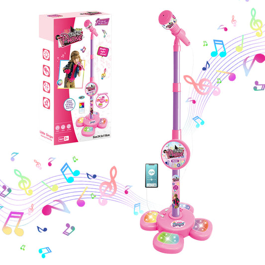 Kids Microphone Toy for Girls 2 3 4 5 Year Old, Karaoke Microphone Singing Toys for 3-6 Year Old Girls