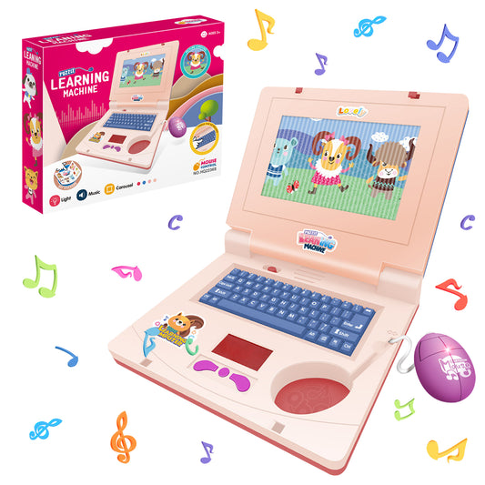 Kids Laptop, Learning Computer Toys for Toddlers 3-5-7 Year Old Girls, Educational Learning Computer Toys for Girls 3 4 5 6 Year Old