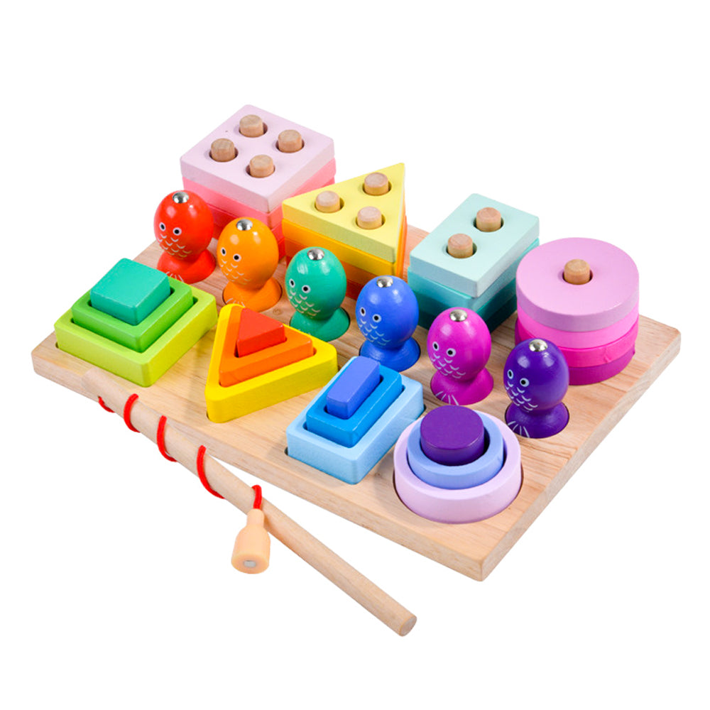 Montessori Toys for 1 2 Year Old Boy and Girl, Shape Sorting and Stacking Toy for Toddlers 1-3, Learning Educational Toys for 1 2 3 Year Old Boys Girls