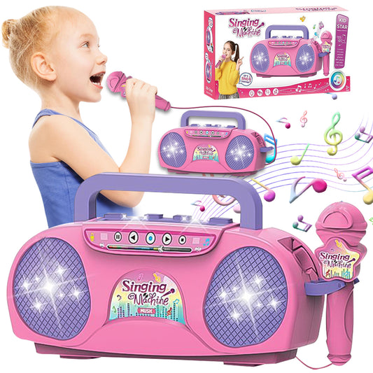 Microphone for Kids Age 2-3 Girls, Birthday Gift for Toddler Girls 3 4 5 6 7 Year Old Kids Toys