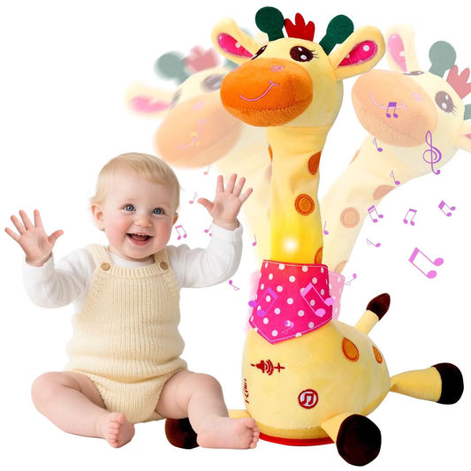 Baby Toys 6-12 Months, Talking Plush Toys Singing and Danincg, and Recording, Toys for Toddler Girls and Boys Ages 1 2 3 Years Old