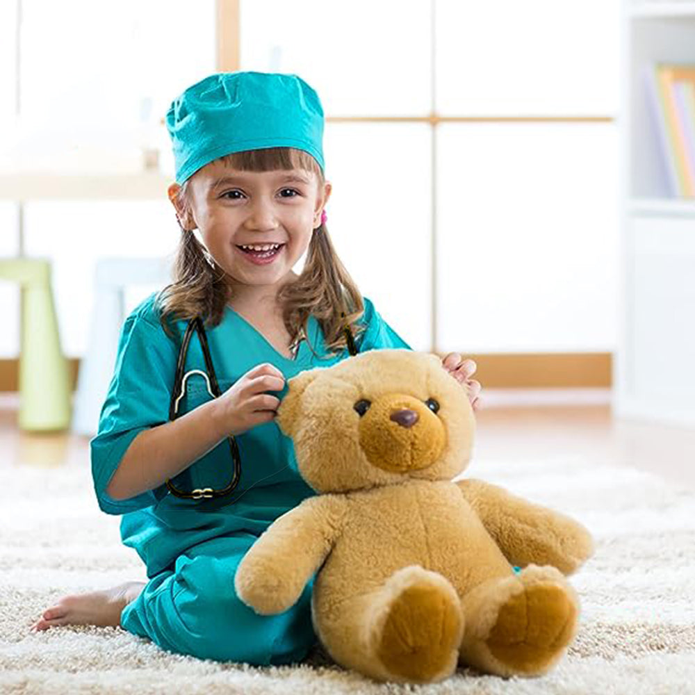 Style-Carry Doctor role play for kids come with scrubs pants and accessories, suitable for boys and girls aged 8-11 years old