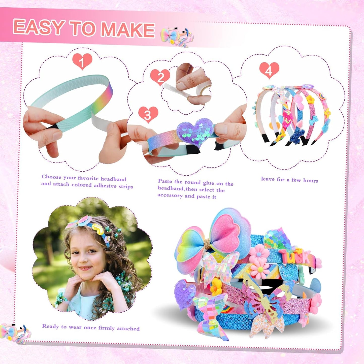 Arts and Crafts for Girls 4 5 6 7 8 Year Old, Birthday Gifts for Girls 4-8, Girls Toys Age 3-6 Year Old