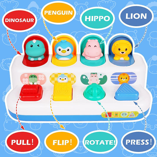 INvench Sensory Toys for Baby 12-24 Months, Color Sorting Educational Toy for Toddlers Ages 1 2 Year Old Christmas Gifts