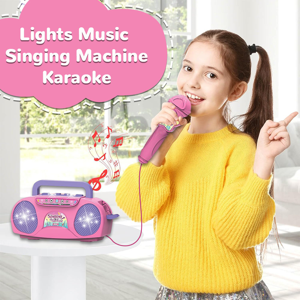 Microphone for Kids Age 2-3 Girls, Birthday Gift for Toddler Girls 3 4 5 6 7 Year Old Kids Toys