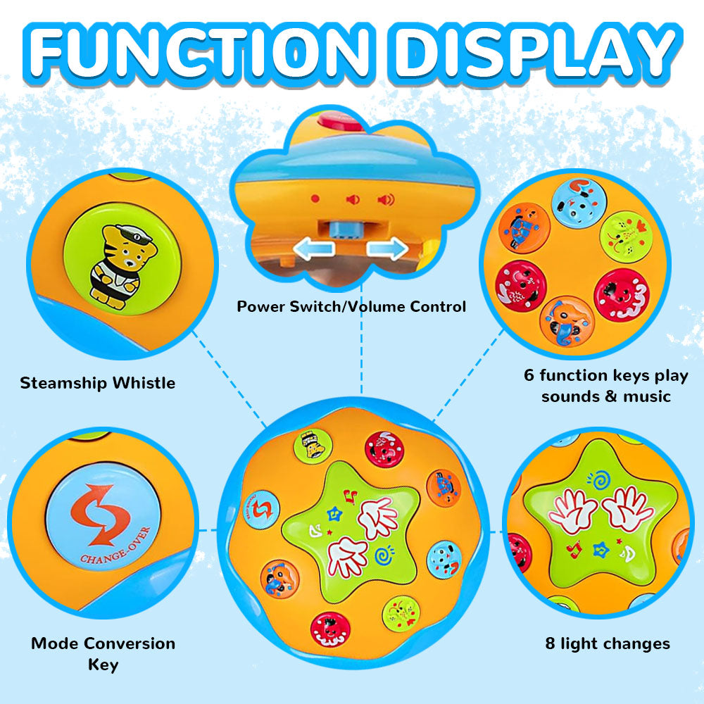 Baby Toys for 6-12 Months, Light Up Musical Baby Toys for 12-24 Months, Learning Toys for 1 2 3 Year Old Girls Boys