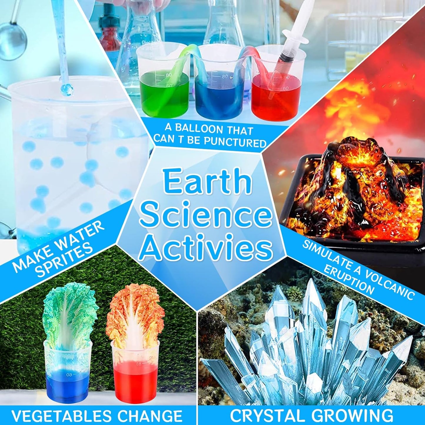 Style-Carry Science Kits for Kids - 70 Lab Experiments Science Kit - STEM Educational Science Toys - Gifts for Boys Girls 4 5 6 7 8 9 10-12 Years Old Boys Girls Kids