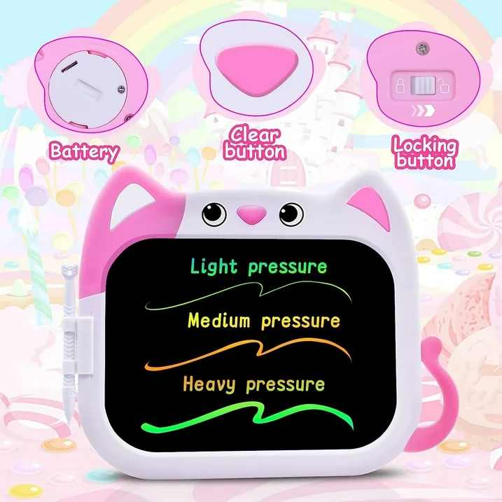 INvench Toys for Girls 3-6 Years, Resuable Doodle Board Toys for Kids,Educational Drawing Toys for Toddlers