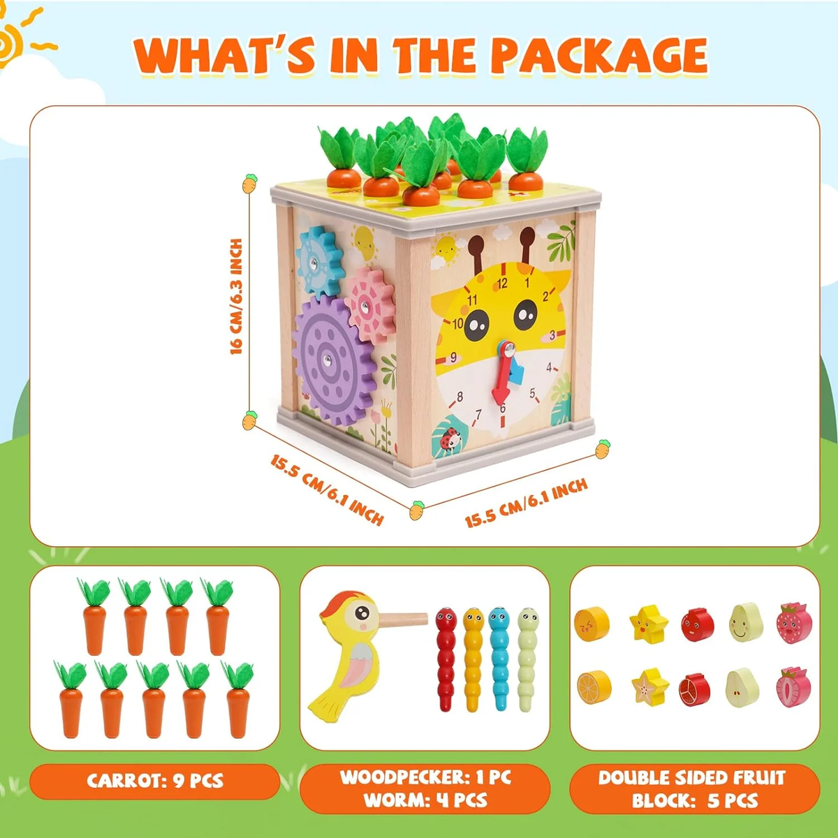 Baby Toys for 12-24 Months, Montessori Learning Toys for Toddlers 1-3, Toys for 1 Year Old Boys Girls Gifts