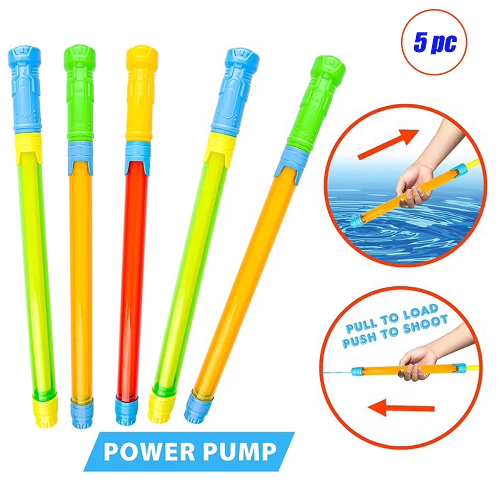 5Pcs Water Pump Gun for Kids 4-8 Year, Water Squirter Blaster for Summer Swimming Pool, Backyard, Beach Outdoor Toys