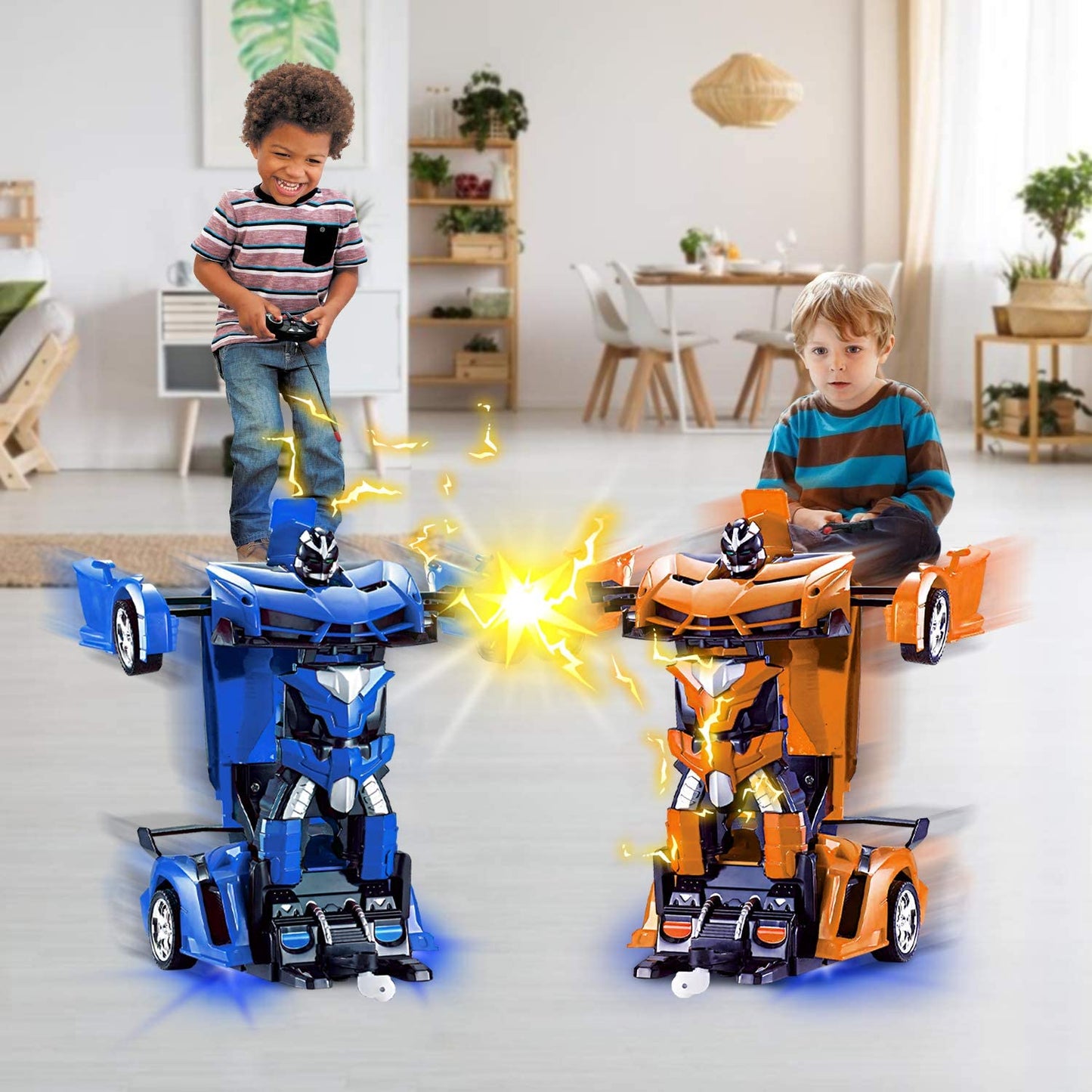 Remote Control Cars, Transform Car Robot, RC Cars for Kids, Boys Gifts Ages 6 7 8 9 10 11 Year Old Gift