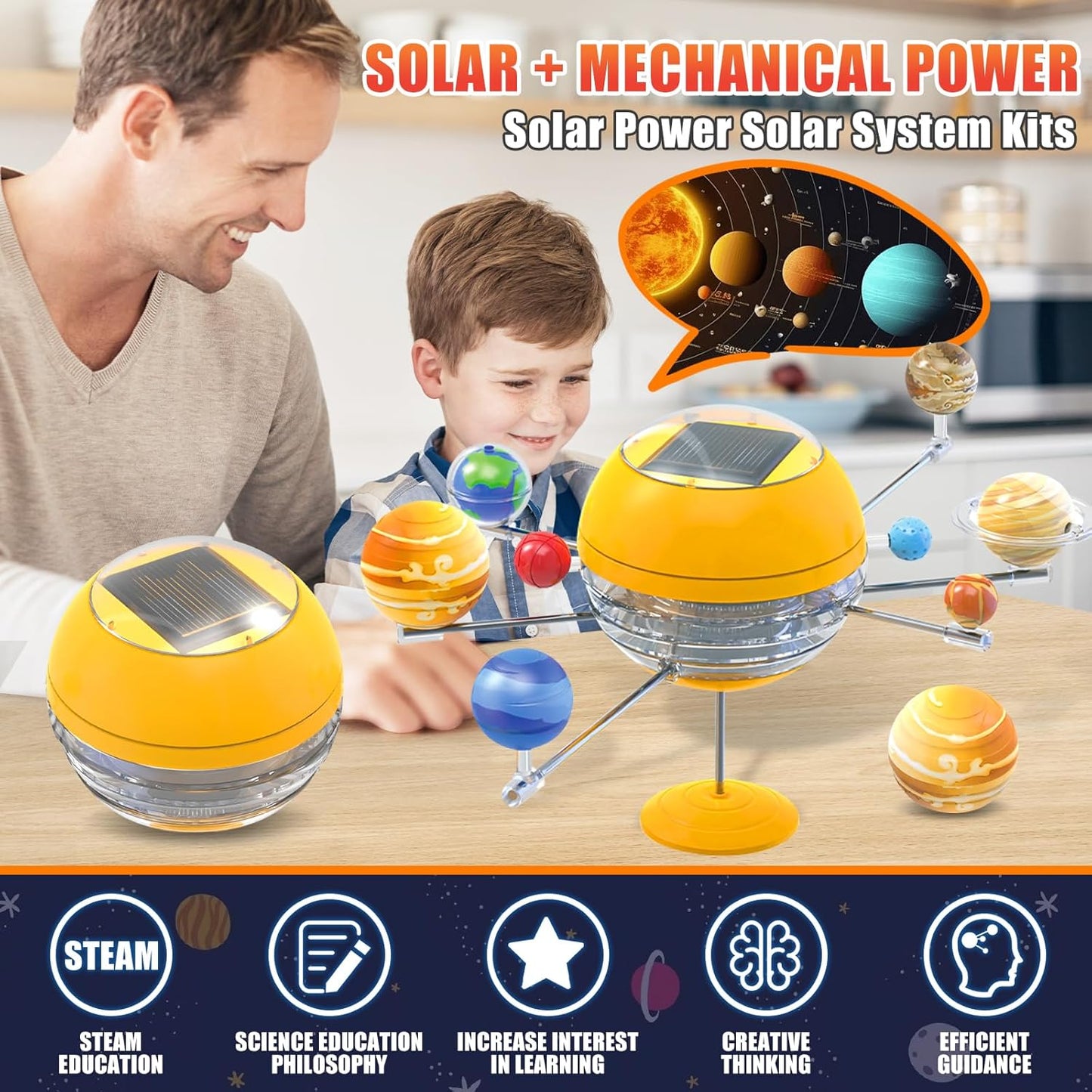 Science Kits for Kids, Solar System Science Kit for Ages 8-14, STEM Activities Educational Scientist Gifts for Boys Girls 6 7 8 9 10 11 Years Old