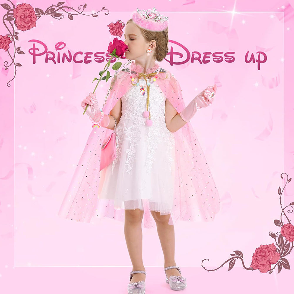 Princess Toys for Girls 2 3 4 5 Year Old, Princess Dress Up for Girls Toys Ages 4-6, Birthday Gifts Toys for Little Girls 3-6 Year Old