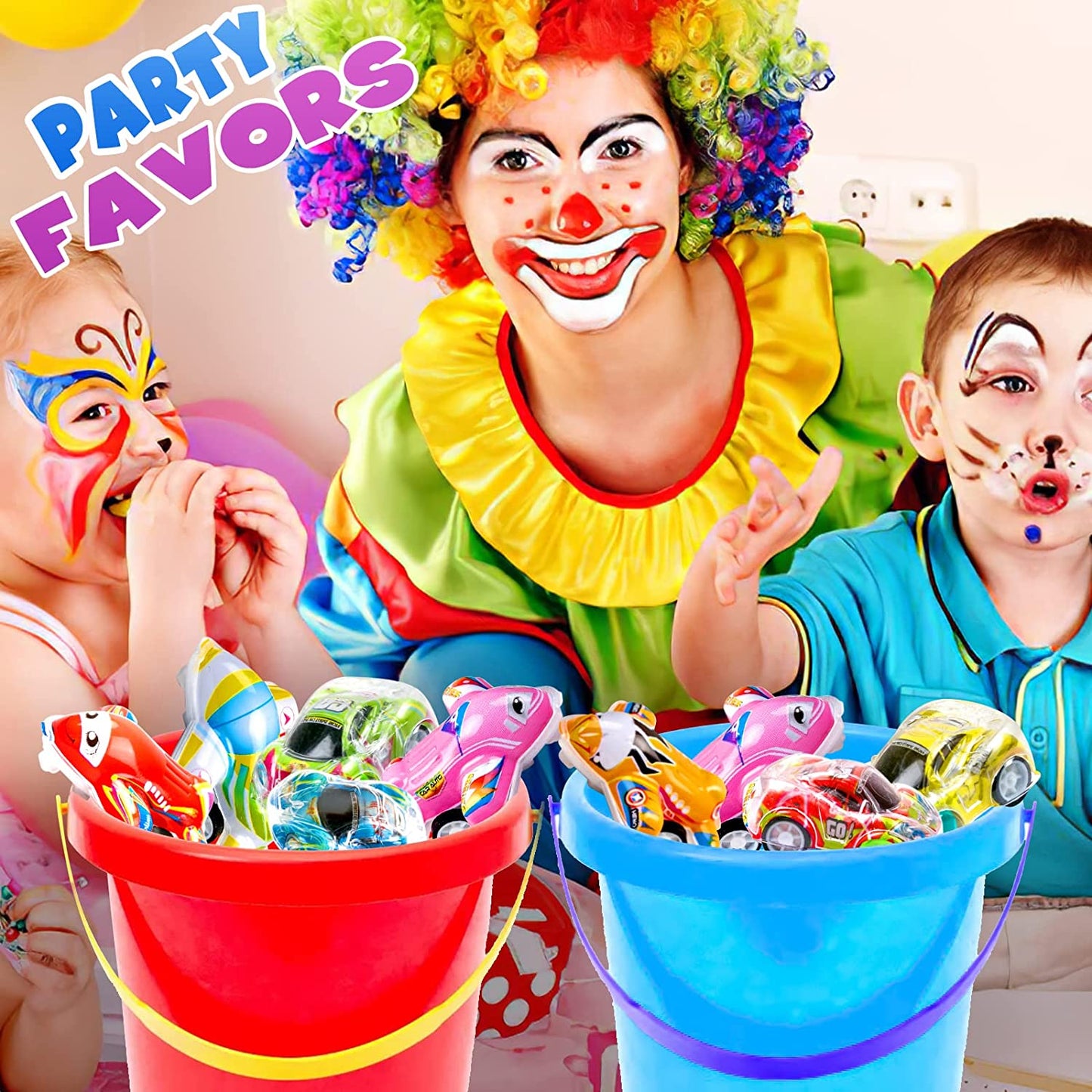 Style-Carry 50 Pcs Toy Cars Mini Pull Back Cars, Party Favors for Kids, Small Racing Car Carnival Prizes Classroom Rewards, Goodie Bag Stuffers Birthday Toys for Kids Girls Boys