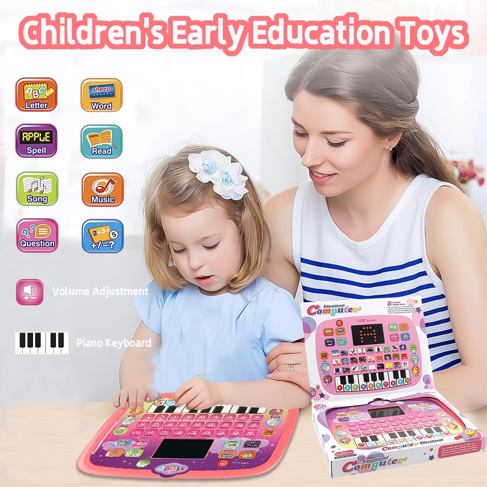 Tablet Toy for Toddlers 1-3, Preschool Learning Toys for Toddler 2 3 4 5 Year Old Boys Girls, Educational Toys for Girls Boys Age 2-5 Year Old