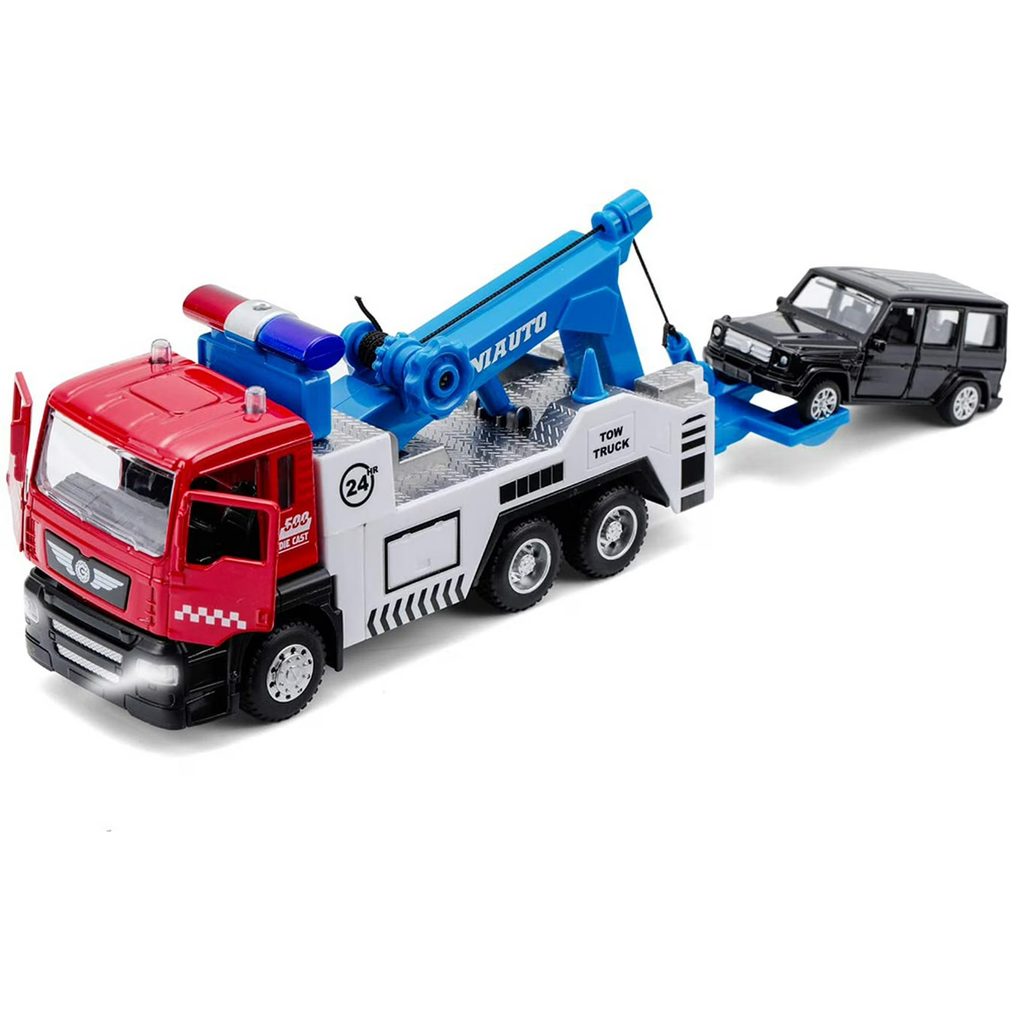 Toy Trucks Toys for 3-6 Years Boys, Tow Truck Car Toys for Toddler Boys 3 4 Years Old Christmas Gift