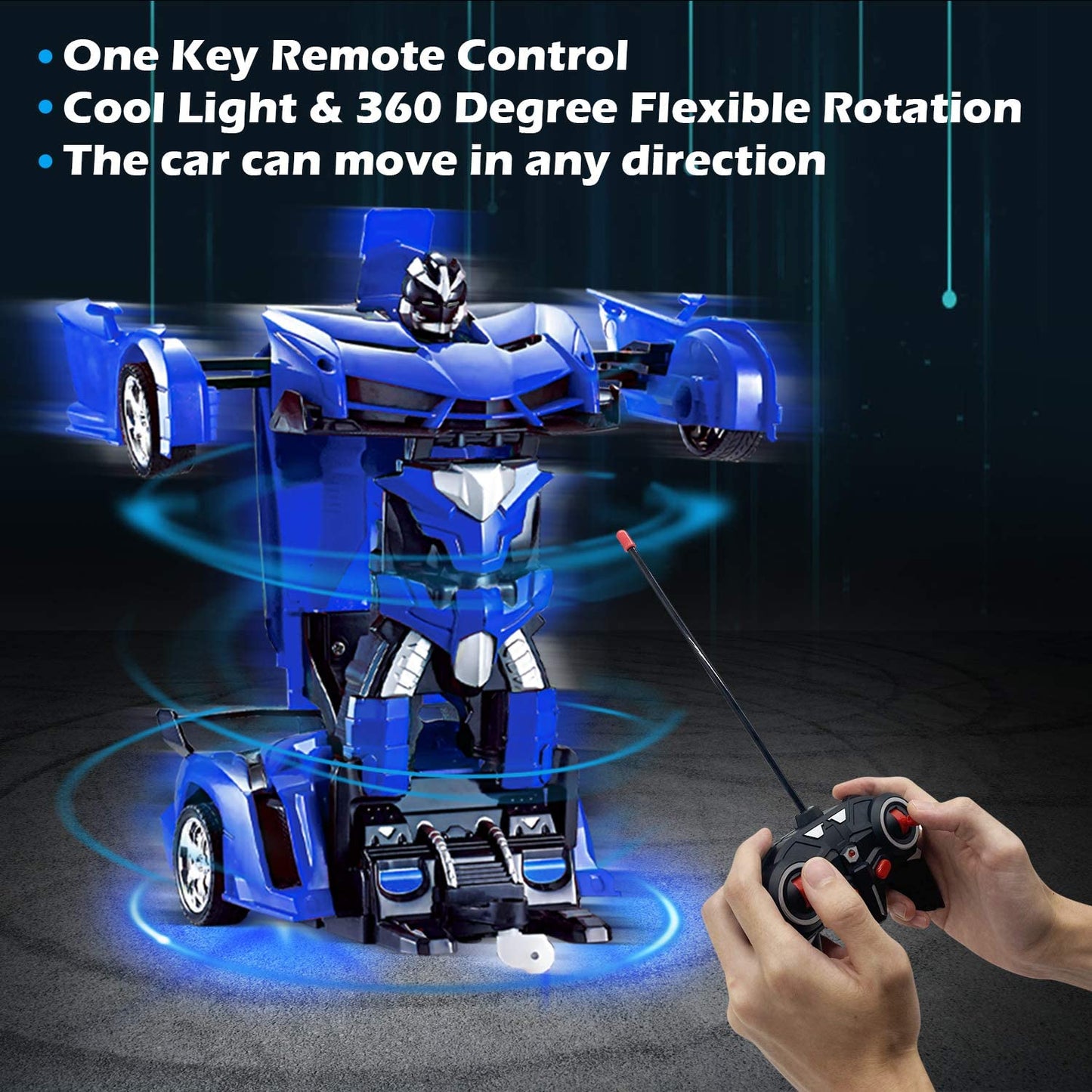 Remote Control Cars, Transform Car Robot, RC Cars for Kids, Boys Gifts Ages 6 7 8 9 10 11 Year Old Gift