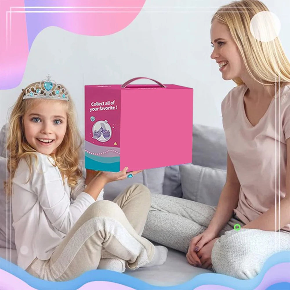 Princess Dress Up for Girls - Toddler Girls Role play for 3 4 5 6 7 Year Old - Pretend Play Birthday Christmas Gifts - Princess Dress Up for Girls 3-6