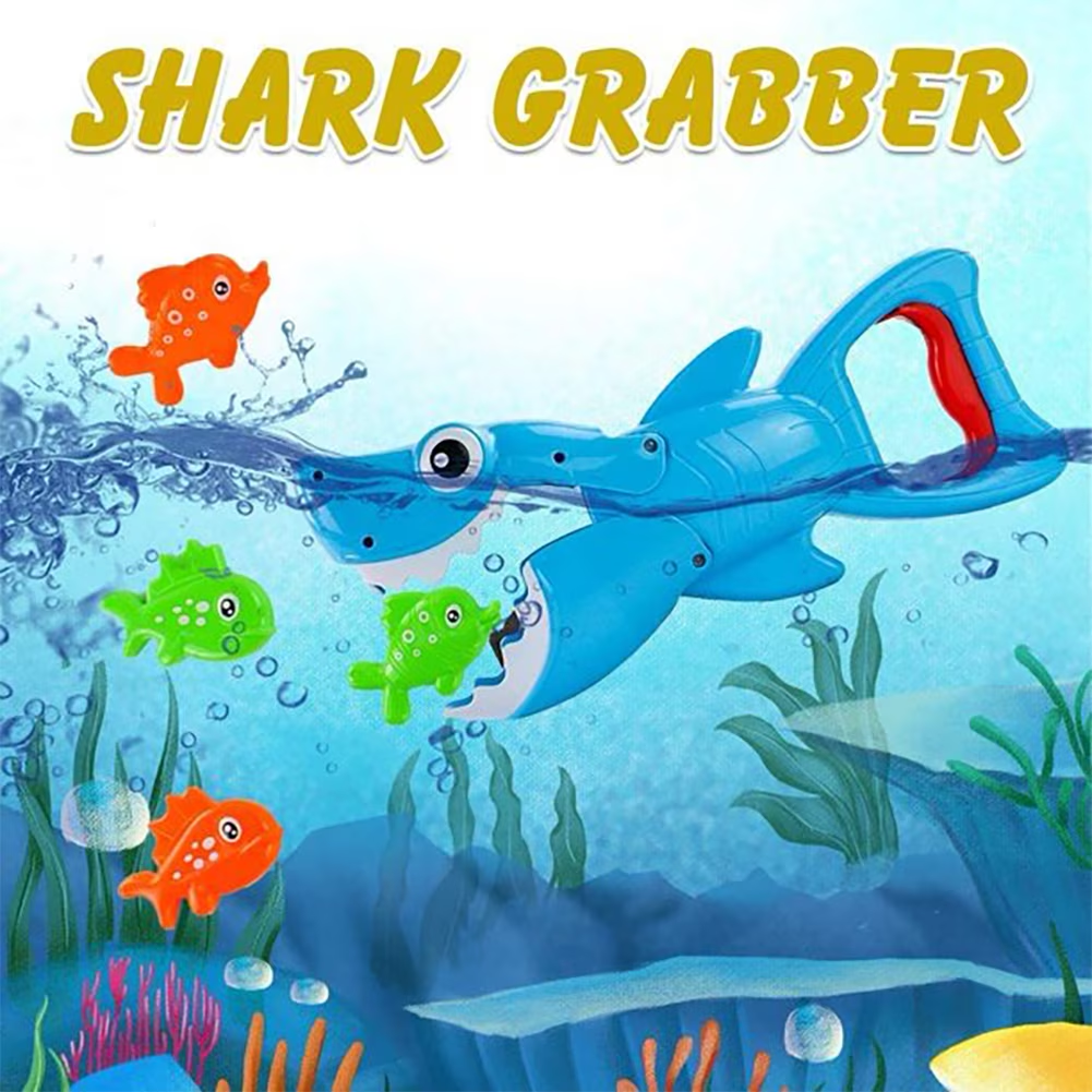 Bath Toys 2-5 Years, Shark Grabber Pool Bathtub Water Toys for Kids 3-6,Bath Toys for Toddlers 1-3 Birhtday Gifts