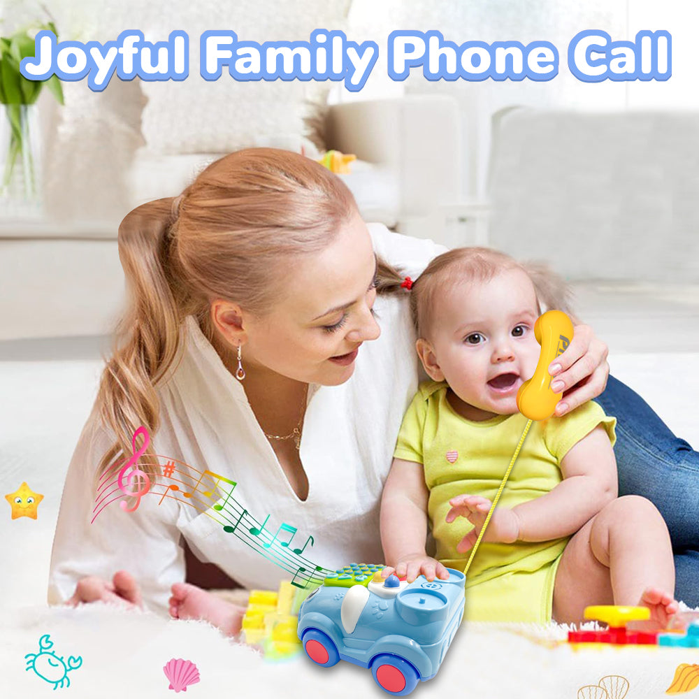 Musical Toys for 1 Year Old Boys Girls, Baby Phone Toy for Toddlers 1-3, Learning Educational Toys Piano Keyboard Musical Play Toddler Toys Age 1-2