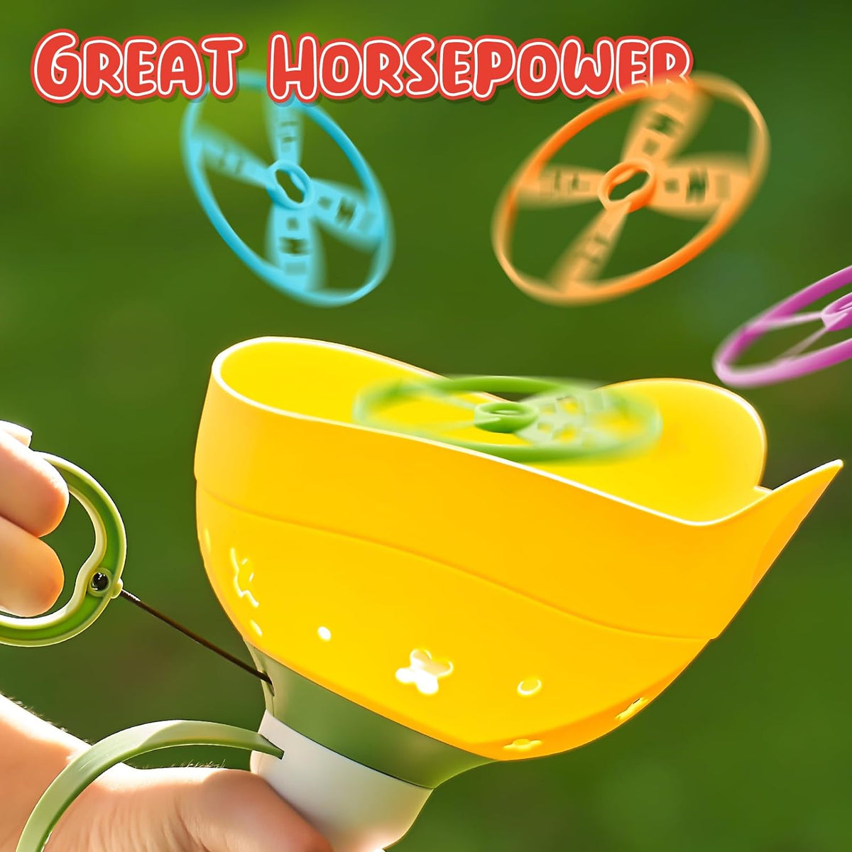 Outdoor Toys for Kids 4-8, Flying Disc Launcher Toys Outdoor Sports Games for 4 5 6 7 8 Years Old Boys Girls