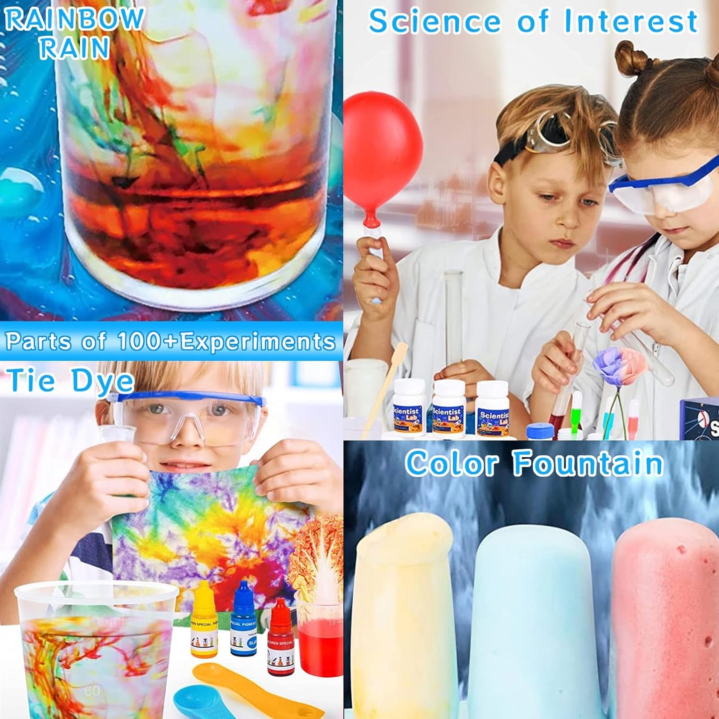 Style-Carry Science Kits for Kids - 70 Lab Experiments Science Kit - STEM Educational Science Toys - Gifts for Boys Girls 4 5 6 7 8 9 10-12 Years Old Boys Girls Kids