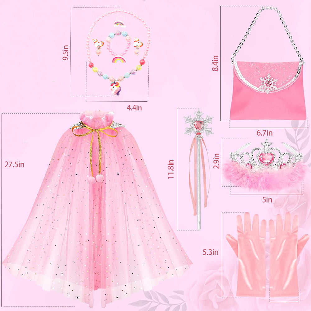 Princess Toys for Girls 2 3 4 5 Year Old, Princess Dress Up for Girls Toys Ages 4-6, Birthday Gifts Toys for Little Girls 3-6 Year Old