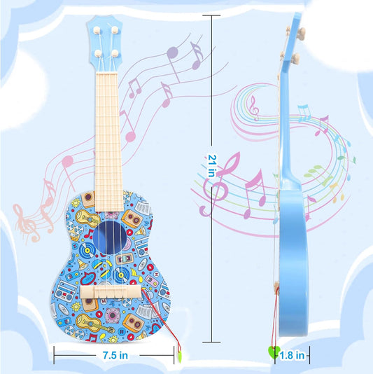 Kids Guitar Toy, Musical Instruments Learning Educational Toys, Guitar Toys Toy for Toddler Kid Boys Children Age 4 5 6 7 8 9 10 Year Old