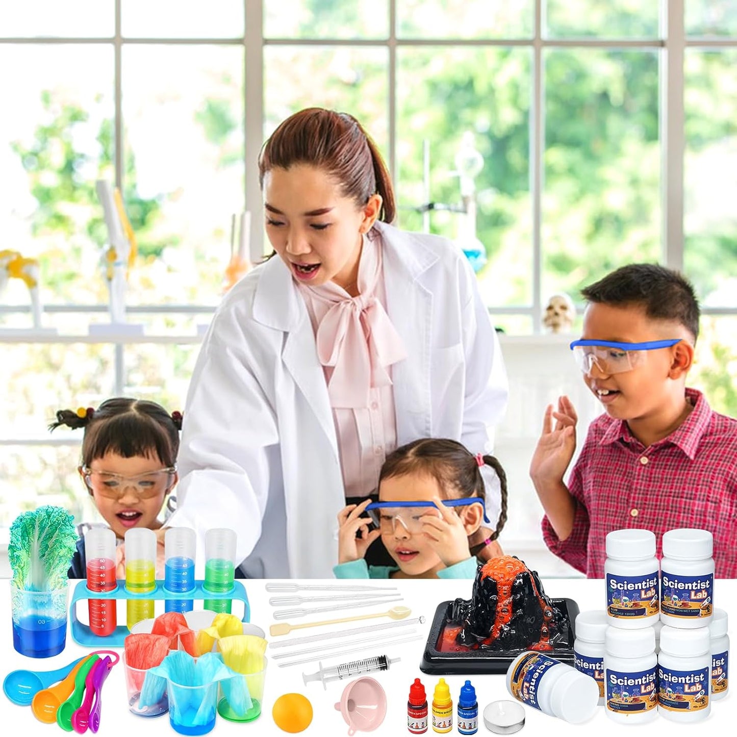 Style-Carry Science Kits for Kids - 70 Lab Experiments Science Kit - STEM Educational Science Toys - Gifts for Boys Girls 4 5 6 7 8 9 10-12 Years Old Boys Girls Kids