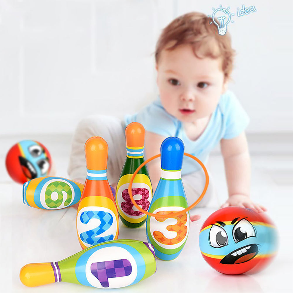 INvench Bowling Set for Kids,Bowling Toys for 3 4 5 6 Years,Indoor Outdoor Toys